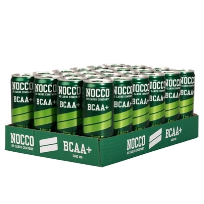24 X Nocco Bcaa+ 330 Ml Omena Kofeiiniton