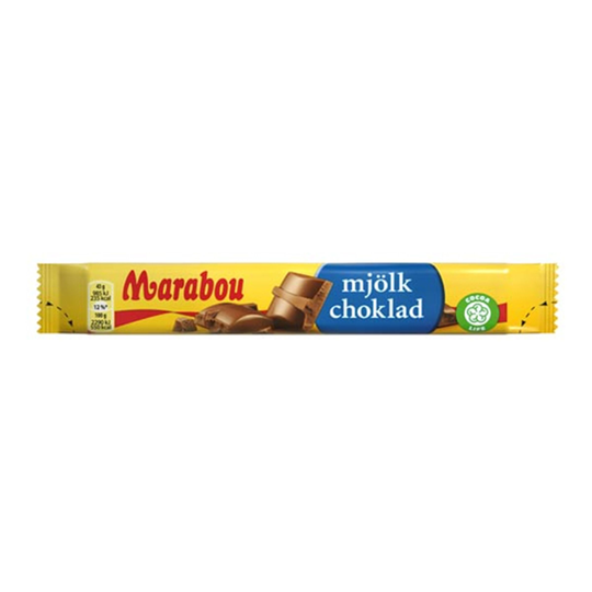 Marabou Mjölkchoklad Kaksiosainen - 43 grammaa