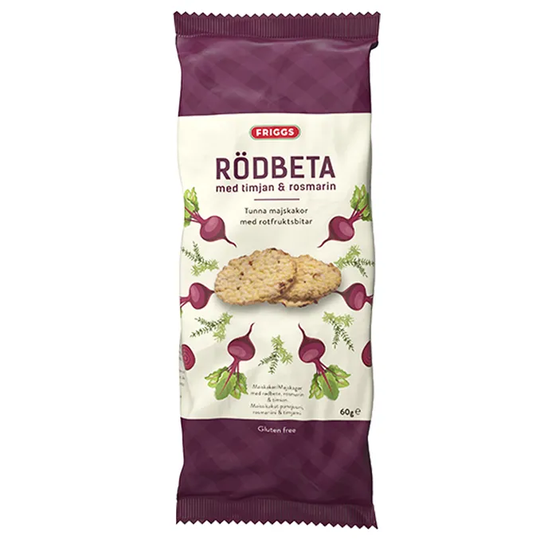 Friggs 3 x Maissikakut Punajuuri & Rosmariini