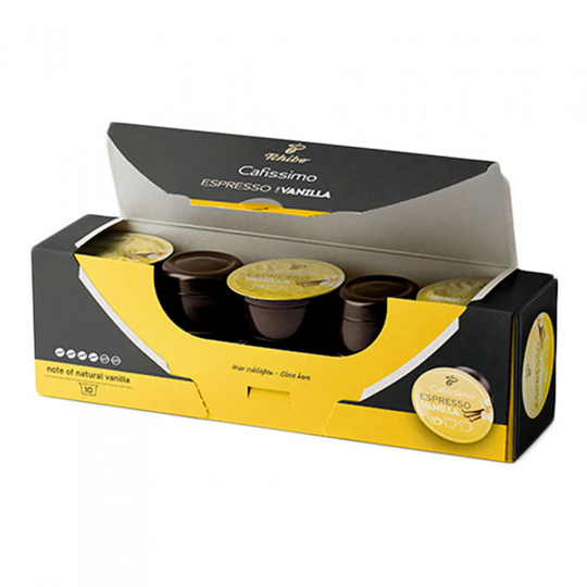 Kahvikapselit Tchibo Cafissimo / Caffitaly järjestelmiin Tchibo "Cafissimo Espresso Vanilla", 10 kpl.