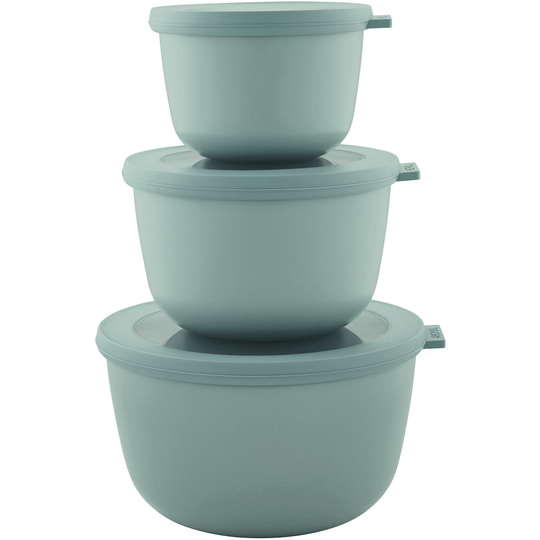 Mepal Cirqula-kulhosetti, korkea, 3 kpl, kannellinen - Nordic green