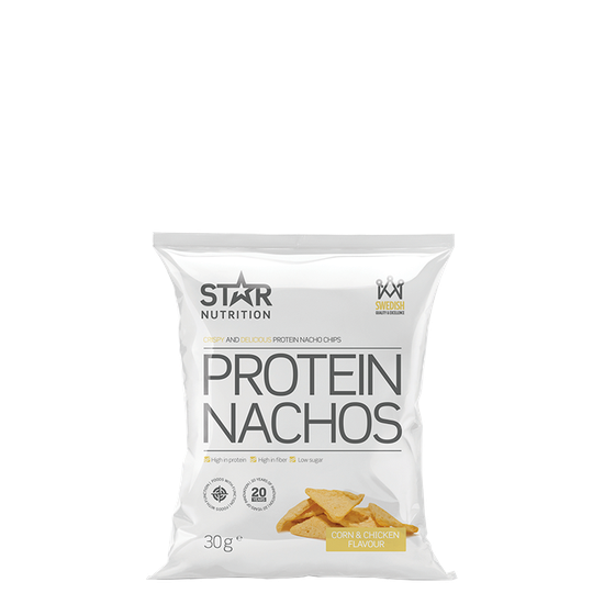 Protein Nachos, 30g, Corn and Chicken, Lyhyt päiväys