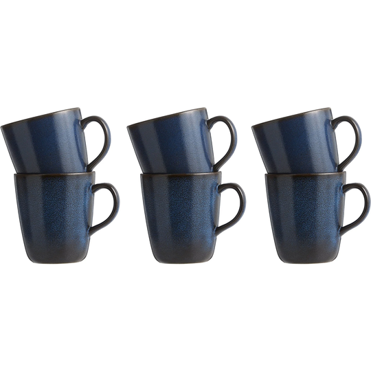 Aida Korvallinen RAW-muki, 6 kpl, Midnight Blue