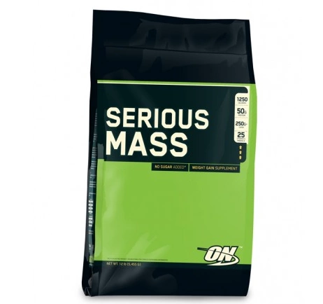 Optimum Nutrition Serious Mass 5.44 Kg Choklad