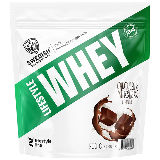 Swedish Supplements Lifestyle Whey 900 G Chocolate Milkshake