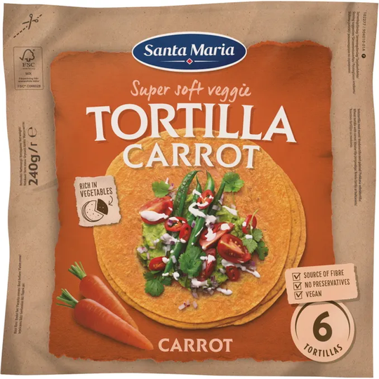 Santa Maria Tex Mex Tortilla Carrot Medium