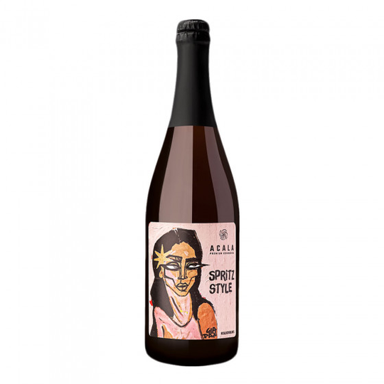 Hieno kuohuva fermentoitu teejuoma ACALA Premium Kombucha Spritz Style, 750 ml