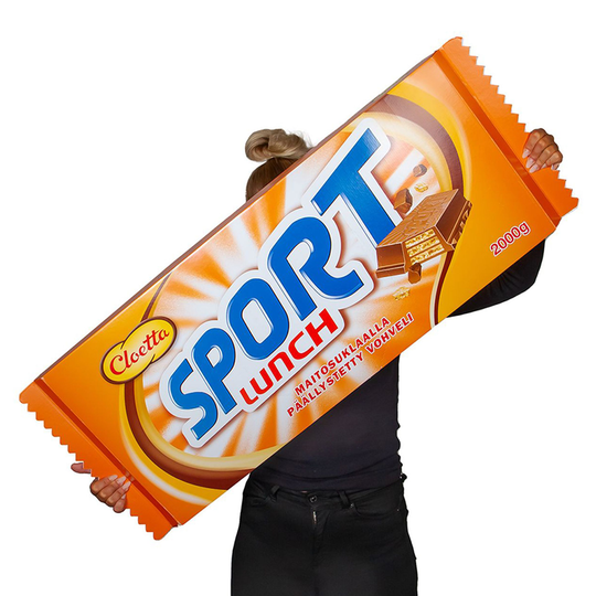 Jättimäinen Suklaa Sportlunch