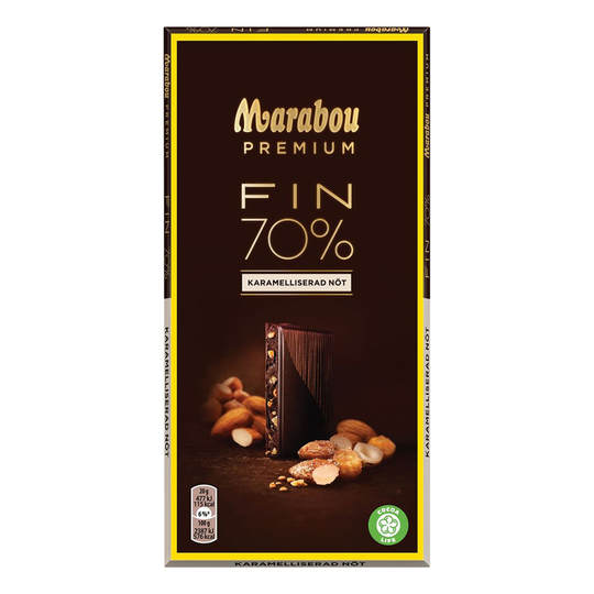 Marabou Premium Karamelliserad Nöt - 100 grammaa