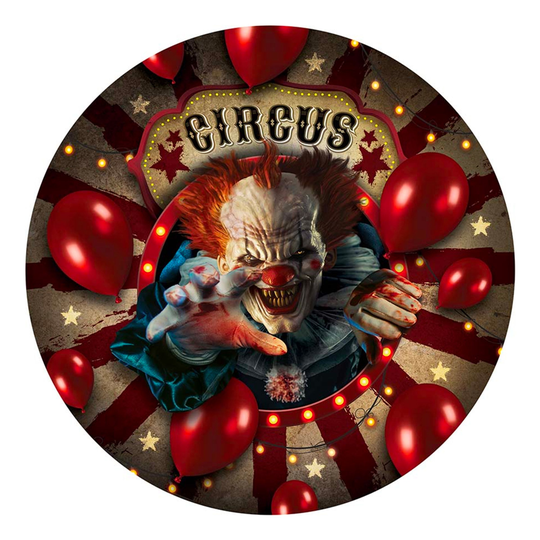 Pahvilautaset Halloween Circus - 6-pakkaus
