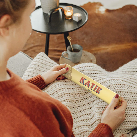 Toblerone-patukka, nimellä ja valokuvalla