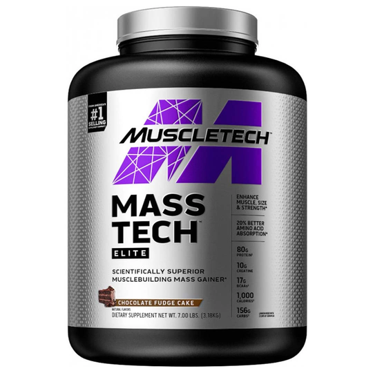 Muscletech Mass-tech Elite 3.18 Kg Chocolate Fudge Cake