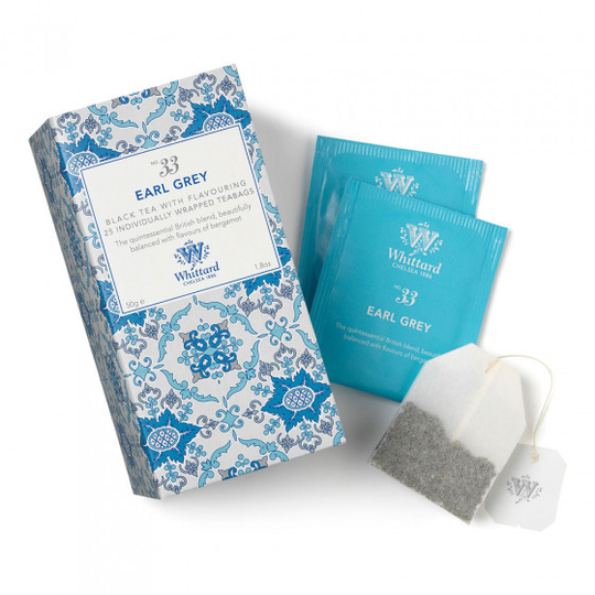 Musta tee Whittard of Chelsea Earl Grey, 25 kpl.