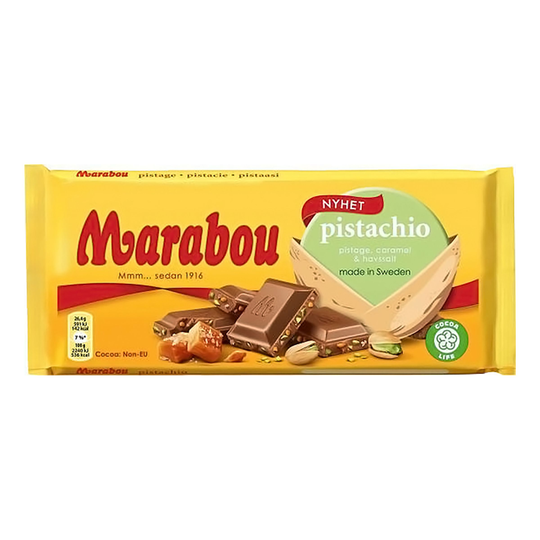Marabou Pistachio - 185 grammaa