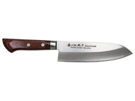 Satake Noushu Masamune Saku Santoku 17 cm, Mahonkikahva