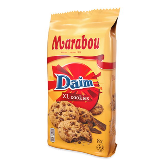 Marabou XL Cookies Daim - 184 grammaa