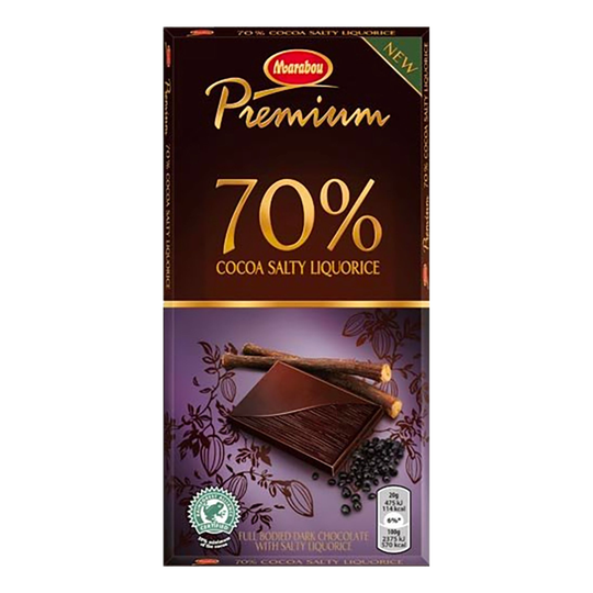 Marabou Premium Salty Liqourice - 100 grammaa