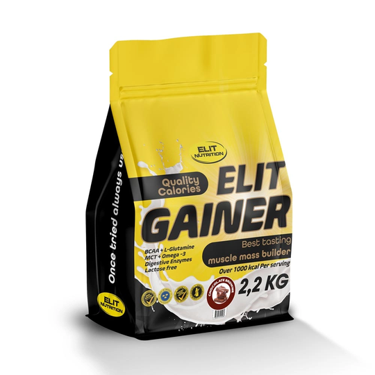 Elit Nutrition Gainer - Lactose Free 2.2 Kg Chocolate Brownie