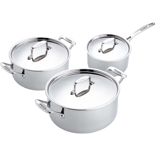 Scanpan Fusion 5 -patasarja, kolme osaa