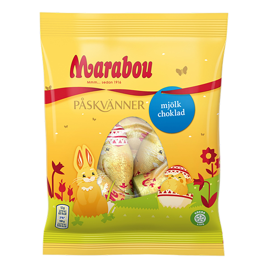 Marabou Påskvänner - 120 grammaa