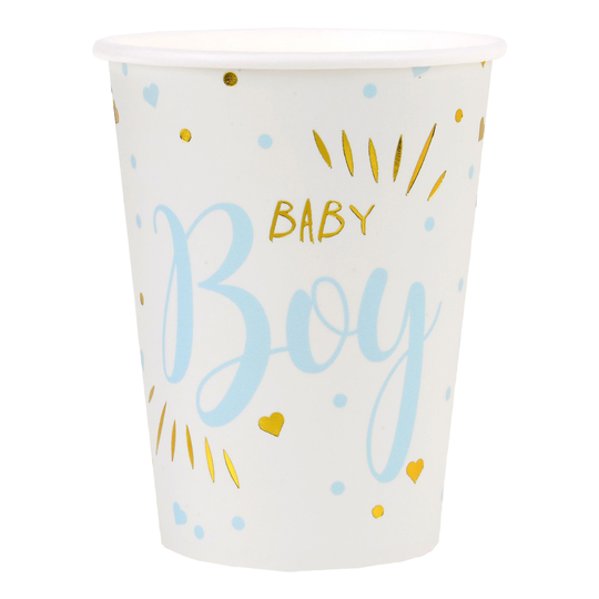 Pahvimukit Baby Boy - 10-pakkaus