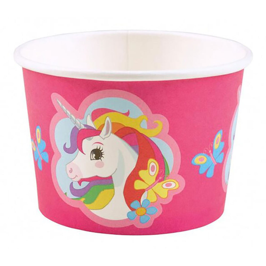 Jäätelökuppi Unicorn - 8-pakkaus