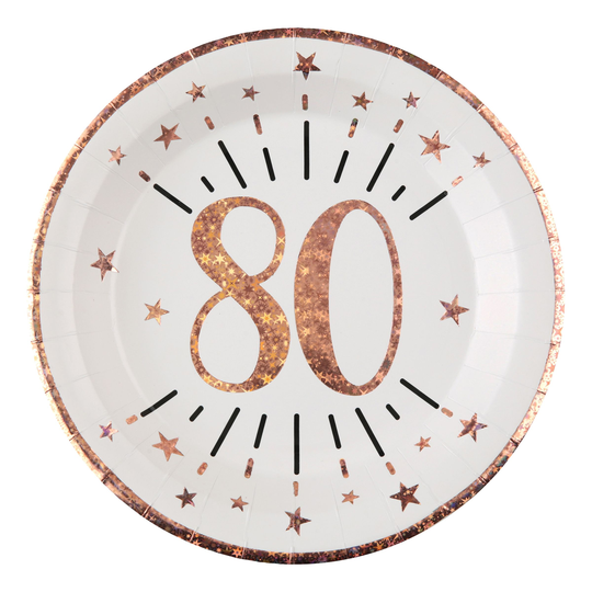 Pahvilautaset Hohtava Ruusukulta - 80