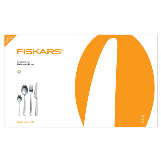 Fiskars Functional Form -ruokailuvälinelaatikko, 24 osaa