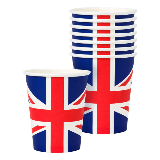 Pahvimukit Iso-Britannia - 8-pakkaus