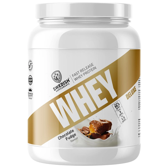 Swedish Supplements Whey Protein Deluxe 900 G Chocolate Fudge