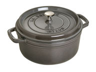 Staub pyöreä valurautapata, 3,8 l, harmaa