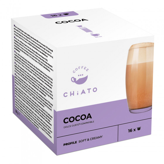 NESCAFÉ® Dolce Gusto® koneisiin sopivat kaakaokapselit CHiATO "Cocoa", 16 kpl.