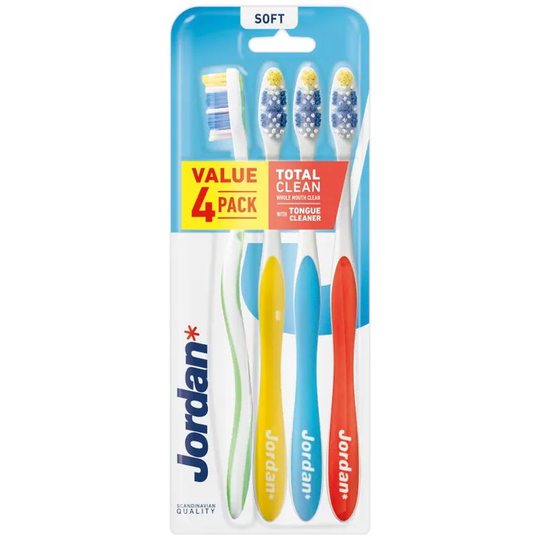 Jordan Hammasharjat Total Clean Soft 4-pack