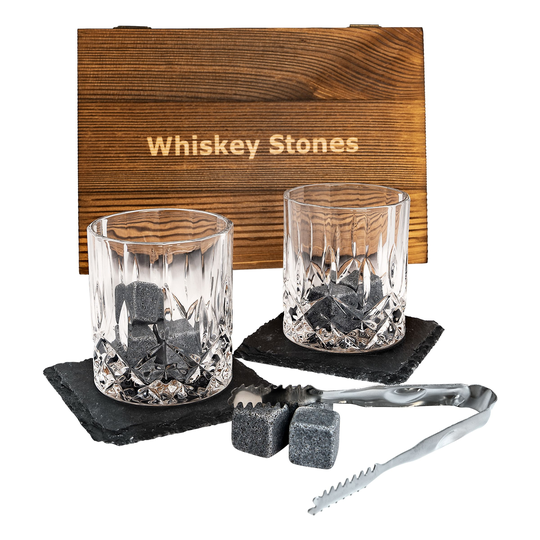 Whiskey Stone Setti Laseilla