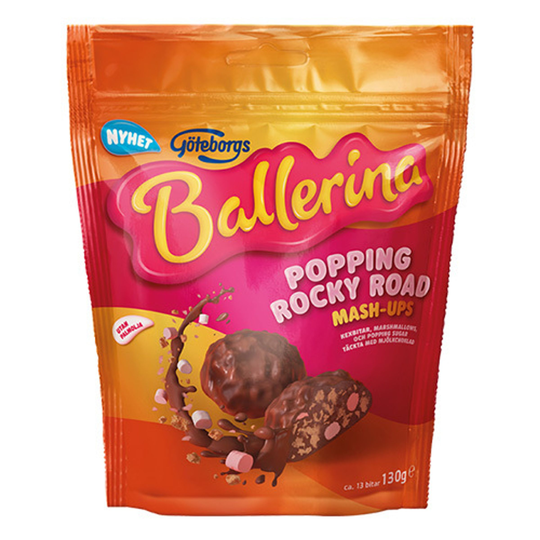 Ballerina Mash-Ups Poppig Rocky Road - 130 grammaa