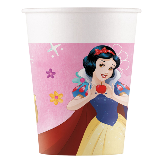 Pahvimukit Disney-prinsessat - 8-pakkaus
