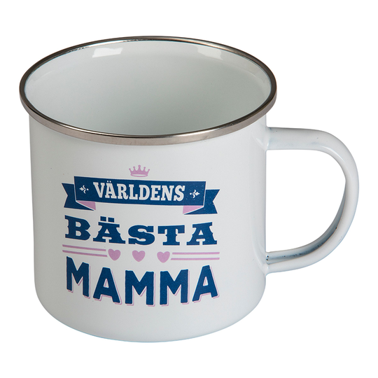 Retromuki Tekstillä - Världens Bästa Mamma