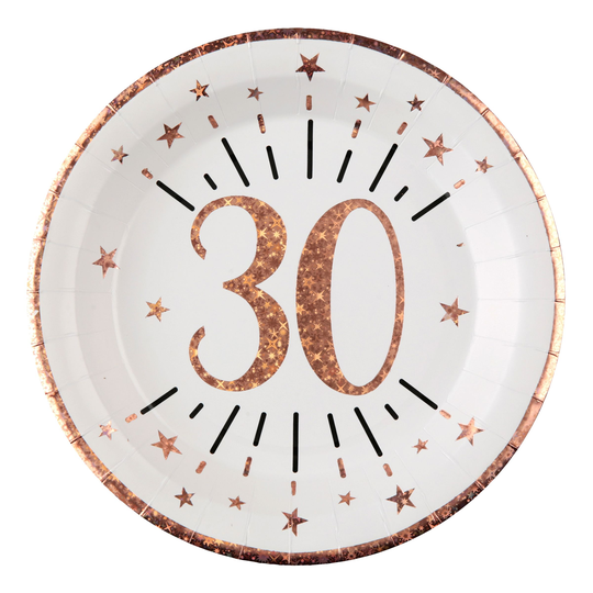 Pahvilautaset Hohtava Ruusukulta - 30