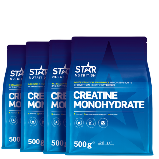 4 x Kreatiinimonohydraatti 500 g