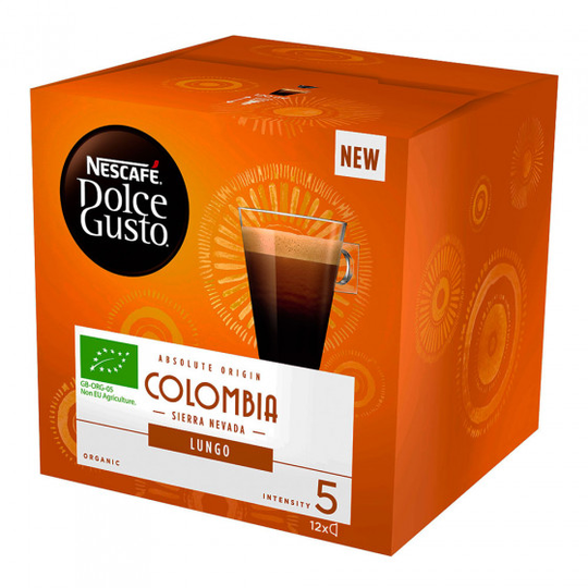 Kahvikapselit NESCAFÉ® Dolce Gusto® "Lungo Colombia", 12 kpl.