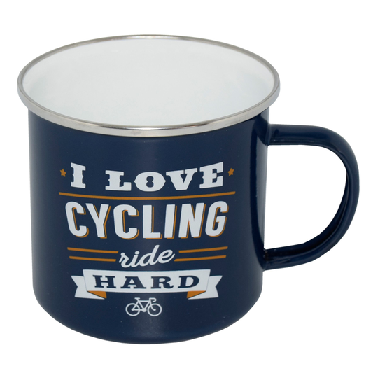 Retromuki Tekstillä - Love Cycling