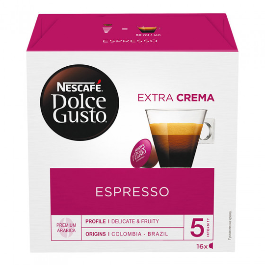 Kahvikapselit NESCAFÉ® Dolce Gusto® "Espresso", 16 kpl.