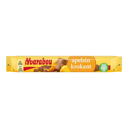 Marabou Apelsinkrokant Dubbel - 43 grammaa