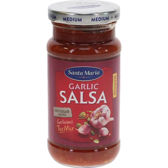 Santa Maria 2 x Garlic Salsa Medium