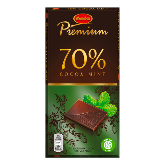 Marabou Premium Dark Mint - 100 grammaa