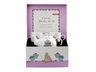 Typhoon Teapot Cup Cakes teesetti