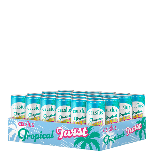 24 x Celsius, Tropical Twist, 355ml, FI